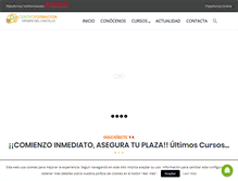 Tablet Screenshot of formacionaragon.com